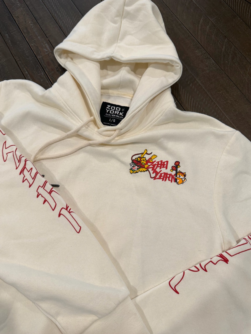 Zoo York Lunar New Year Dragon Graphic Hoodie Men’s Large
